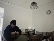 Eating cereal alone in the dark. I hate my fucking life