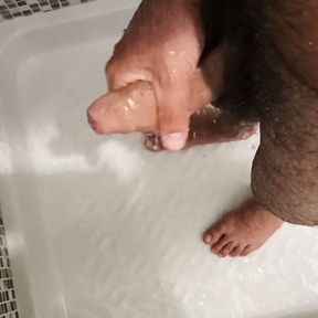 Big Dick Piss shower in the toilet trans gay