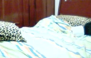 Homemade interracial fuck with a ts