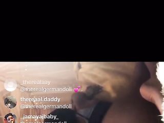 Ebony THOT Shaking her Ass on Live