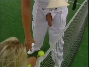 Her tennis coach rams her asshole