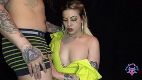 bleubrutalrose - banana slug... big ass white girl , blowjob , big dick