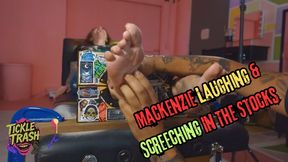 Mackenzie Laughing & Screeching In The Stocks