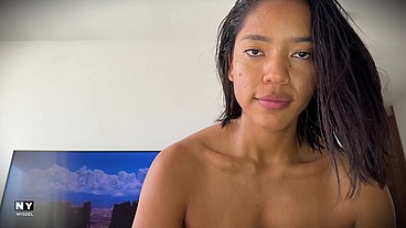 I give a delicious pov blowjob to the huge cock and I swallow all his delicious cum