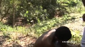 Sexy latinos msucles fucking in exhib forest