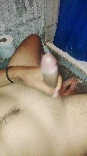 Focused on My Cock