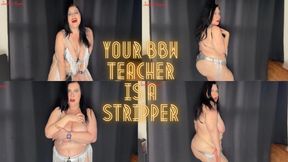 Your BBW Teacher is a Stripper 720p