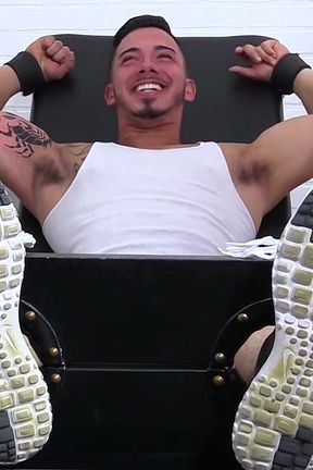 Sexy Hunk Javy Tied up &amp; Tickled
