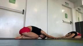 Hot Yoga Session Gets Sexy