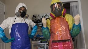 HAZMAT NURSES GAS AND MILK PATIENT