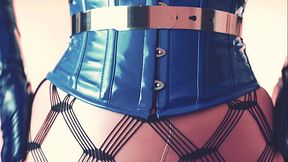 Pussy Play in Lace Lingerie, stockings fetish and shiny clothes erotica.