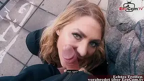 German big tits slut make real blind date casting