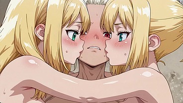 Kohaku,Ruri,and Senku (Dr.Stone) AI
