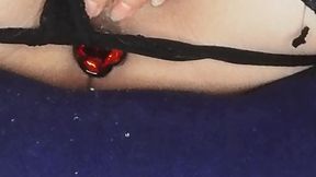 Full Anal Session – Latina plugs herself &mdash;  rides &mdash;  sucks and gets fucked deep till cumshot