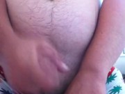 bi chav lad pissing pants in the bath