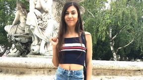 German Scout: Cute Teen Anya Seduces for Street Cast Fucks