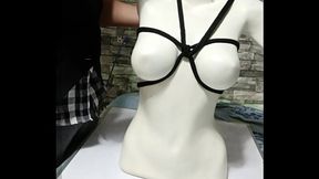 Tutorial BDSM how to tie breasts