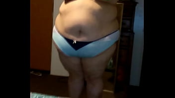 Amber crider fat ass shows panties and bikini top