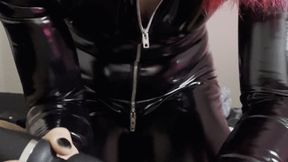 AMAZING CUM IN CHASTITY CAGE