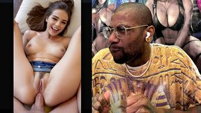 tight hairy pussy ass teen getting anal fucked and covered in cum, ai generated