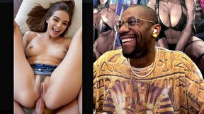 tight hairy pussy ass teen getting anal fucked and covered in cum, ai generated