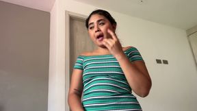Stepsister asks me to leave her boyfriend alone but she must do something first