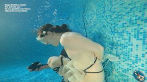 Helen Slave-Girl tied underwater FHD
