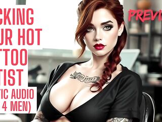 Banging Your Tattoo Artist - Audio Porn - Preview