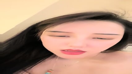 The coquettish young woman showed her face and had passionate sex with her elder brother on live broadcast She was obedient and allowed her elder brother to play with her breasts and give blowjobs to her big cock She let her elder brother fuck her in vari