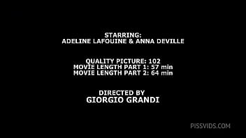 Adeline Lafouine VS Anna de Ville #2 Wet, 6on2, Fisting, ATOGM, DAP, Gapes, ButtRose, Pee Drink, Squirt Drink, Swallow GIO1989