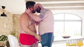BEARFILMS Adam Jones And Justin West Plowed Hard After Rimjob