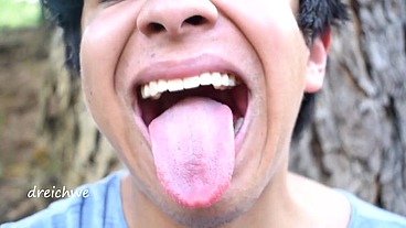 Fetish of tongue in the field