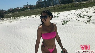 Fodendo Novinha Casada na Praia