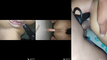 !!Fóllame todos los agujeros!! Entreno mi culo para que mi esposo me cumpla mi fantasía de estar con varios hombres a la vez. Esposa está lista para gangbang.
