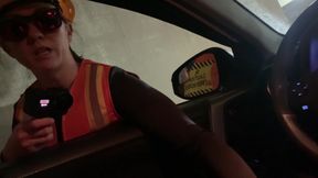 She Said You Can&#039;t Park Here, Deep Throat Blowjob, Creampie