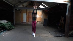 1075 Ada in Shiny Pants Dangle in the Attic