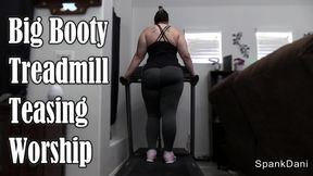 Big Booty Treadmill Teasing Worship