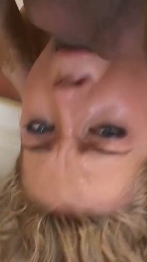 Horny blonde fucks her stepbrothers   Clip 2