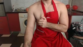 Hairy Man Flexing