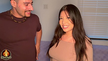 SOFIE GUSTOSA ASKS HER BOYFRIEND IF SHE CAN FUCK DAVE CANDLE, AND HE AGREES ONLY IF IT’S THREESOME