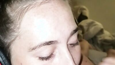 Wife wants me to Fuck both of her Holes in Gagging on my BBC