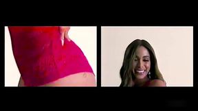 Anitta vistiendo solo brasier y tanga en la sesi&oacute_n de fotos