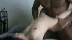 Black stallion with BBC fucks my pussy doggy style