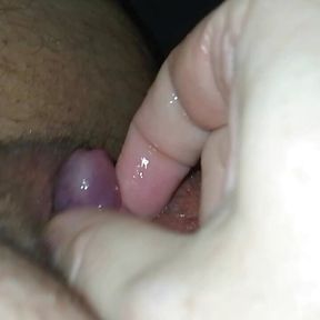 Cumming hard