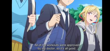 Hentai sports girl gets massaged