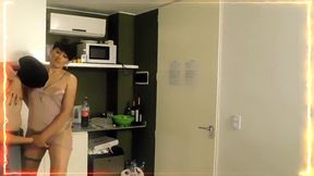 mira como la puta castiga al novio que siempre esta cansado ,castigo y revelacion de como se cojia a los amigos con perla lopez