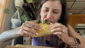 GreasyRose eats a Sub Sandwich Part 1