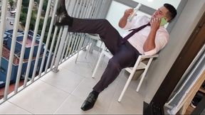 yuri gaucho - boss jerk off