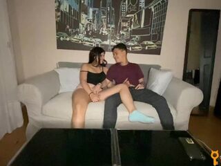 I invited a friend over to watch a movie, but we got horny and plans changed