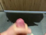 Jerk off public toilet. Understall cruising
